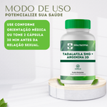 Tadalaf 5mg + Arginina 1g  - 60 Cápsulas 