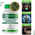 Tadalaf 20mg + Arginina 1g  - 60 cápsulas
