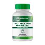 Tadalaf 5mg + Arginina 1g  - 120 cápsulas
