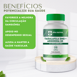 Tadalaf 5mg + Arginina 1g  - 120 cápsulas