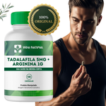 Tadalaf 5mg + Arginina 1g - 180 cápsulas