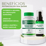 Kit Tadalafila 10mg + Arginina 500mg + Ioimbina 15mg - 30 Cápsulas com Spray Energético Tadala 20ml - Vida Natural