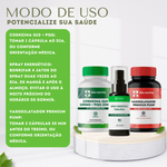 Coenzima Q10 100mg + PQQ 10mg - 60 Cápsulas com Spray Energético 20ml - Vitalidade e Energia com Vasodilatador Premium Pump - 60 Cápsulas 