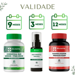 Coenzima Q10 100mg + PQQ 10mg - 60 Cápsulas com Spray Energético 20ml - Vitalidade e Energia com Vasodilatador Premium Pump - 60 Cápsulas 