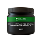 HMB 3g + Beta Alanina 2g + Creatina Monohidratada 100% Pura 5g - 300g 