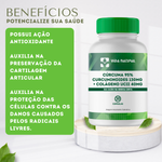 Cúrcuma 95% curcuminoides 130mg + Colágeno UCII 40mg - 30 cápsulas