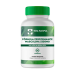 Fórmula Performance Masculina - Feno Grego 200mg, Arginina 200mg, Turkesterone 200mg, Tribullus Terrestris 200mg, Maca Peruana 200mg, Long Jack 200mg, Catuaba 100mg, Marapuama 100mg, Zinco 5mg, Vit B6 1mg, Vit B12 45mcg - 90 cápsulas