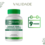 Tadalaf 20mg + Arginina 500mg - Vida Natural
