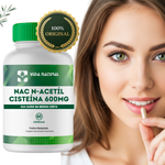 NAC (N-Acetil Cisteína) 600mg - 60 Cápsulas