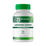 Arginina 500mg - 120 cápsulas