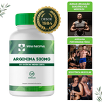 Arginina 500mg - 120 cápsulas