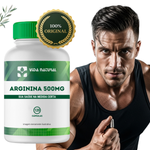 Arginina 500mg - 120 cápsulas
