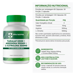 Tadalaf 10mg + Arginina 500mg + L-Citrulina Malato 500mg - COMPRE 2 LEVE 3 