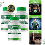 Tadalaf 20mg + Arginina 500mg + L-Citrulina Malato 500mg - COMPRE 2 LEVE 3