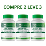 Tadalaf 5mg + Arginina 500mg + L-Citrulina Malato 500mg - COMPRE 2 LEVE 3
