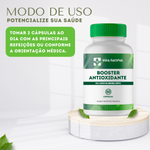 Booster Antioxidante Avançado 60 Cápsulas - Prevenção do Envelhecimento