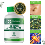 Booster Antioxidante Avançado 60 Cápsulas - Prevenção do Envelhecimento