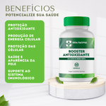 Booster Antioxidante Avançado 60 Cápsulas - Prevenção do Envelhecimento