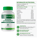 Booster Antioxidante Avançado 60 Cápsulas - Prevenção do Envelhecimento