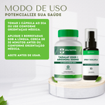 Kit 1 Tadalaf 10mg + Arginina 500mg - 60 Cápsulas com 1 Spray Tadala  20mg - 30ml