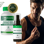 Kit 1 Tadalaf 10mg + Arginina 500mg - 60 Cápsulas com 1 Spray Tadala  20mg - 30ml