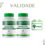 Kit 1 Tadalaf 20mg + Arginina 500mg - 60 Cápsulas com 1  Fórmula TPC  (Terapia Pós Ciclo) - 60 Cápsulas