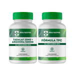 Kit 1 Tadalaf 20mg + Arginina 500mg - 60 Cápsulas com 1  Fórmula TPC  (Terapia Pós Ciclo) - 60 Cápsulas