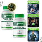 Kit 1 Tadalaf 20mg + Arginina 500mg - 60 Cápsulas com 1  Fórmula TPC  (Terapia Pós Ciclo) - 60 Cápsulas