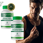 Kit 1 Tadalaf 20mg + Arginina 500mg - 60 Cápsulas com 1  Xanthoparmelia Scabrosa 100mg - 30 Cápsulas