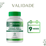 Tadalaf 10mg + Arginina 500mg - 120 Cápsulas 