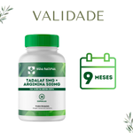 Tadalaf 5mg + Arginina 500mg - 30 Cápsulas 