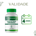 Tadalaf Sublingual 20mg 30 Pastilhas - Vida Natural