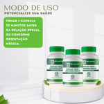 Tadalaf 20mg + Arginina 500mg - 180 Cápsulas COMPRE 2 LEVE 3