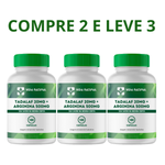 Tadalaf 20mg + Arginina 500mg - 180 Cápsulas COMPRE 2 LEVE 3
