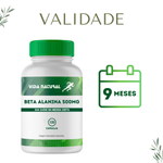 Beta Alanina  500mg - 120 Cápsulas 