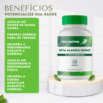 Beta Alanina  500mg - 120 Cápsulas 