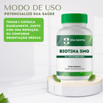Biotina 5mg - Vida Natural