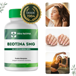 Biotina 5mg - Vida Natural