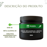 HMB 3g + Beta Alanina 2g + Creatina Monohidratada 100% Pura 5g - 300g 