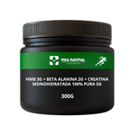 HMB 3g + Beta Alanina 2g + Creatina Monohidratada 100% Pura 5g - 300g 