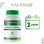 Ômega 3  (1.000mg)  Ácidos graxos 360 (EPA) e 240 (DHA )  - 60 Cápsulas 