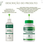 Minoxidil 5% + Finasterida 1% 120 ml com Fórmula Performance Masculina - 90 cápsulas