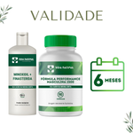 Minoxidil 5% + Finasterida 1% 120 ml com Fórmula Performance Masculina - 90 cápsulas