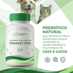 Equilíbrio e saúde digestiva VidaVet Fos – 30 cápsulas