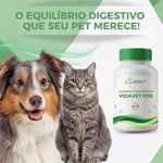 Equilíbrio e saúde digestiva VidaVet Fos – 30 cápsulas