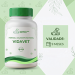  Fórmula Calmante Natural VidaVet para cães e gatos - 30 cápsulas
