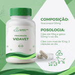 Itraconazol VidaVet - 60 Cápsulas
