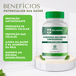 Coenzima Q10 Ubiquinona 100mg 60 Cápsulas - Repara as Células e Antioxidante