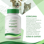 Cúrcuma Anti-Inflamatório Natural VidaVet - 30 cápsulas