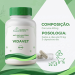 Cúrcuma Anti-Inflamatório Natural VidaVet - 30 cápsulas